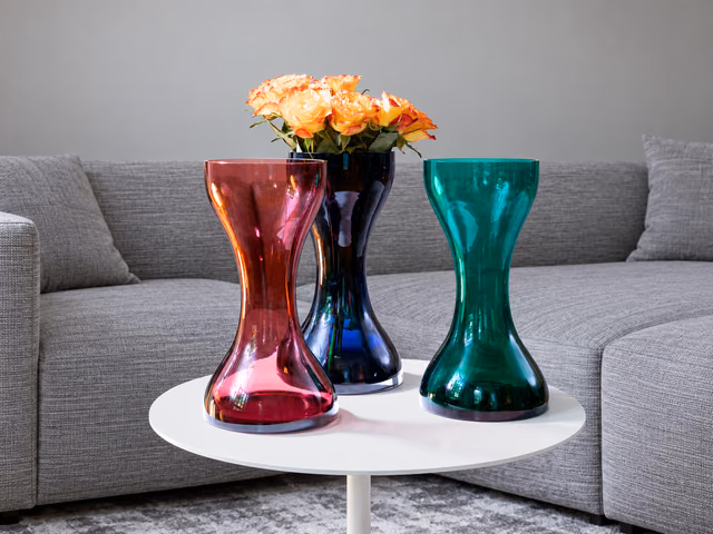 Glass Newson Vase by Cappellini