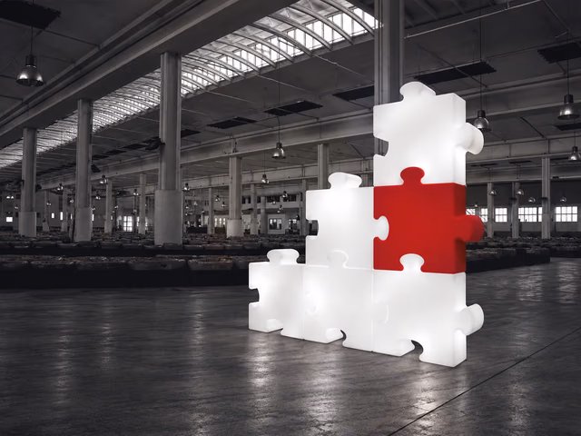 Puzzle Floor Lamp by Slide