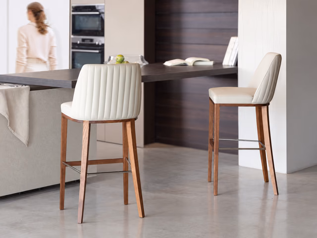 Cora T Alto Stool by Peressini Casa