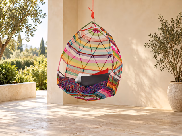 Tropicalia Hanging Chair by Moroso