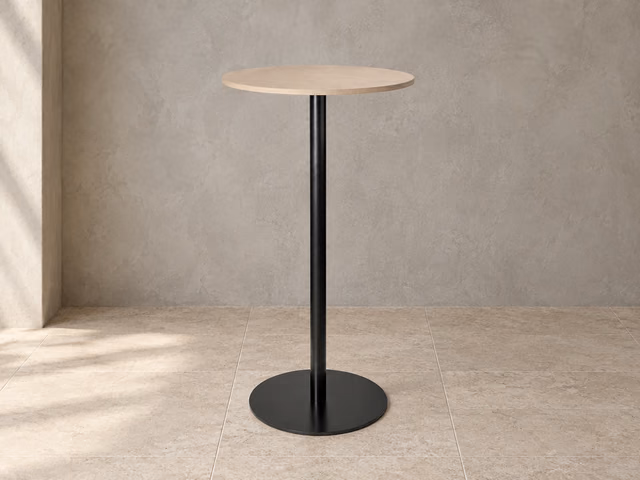 Mater Counter Table — Coffee Waste Light, H 96 cm, Ø 60 cm by Mater