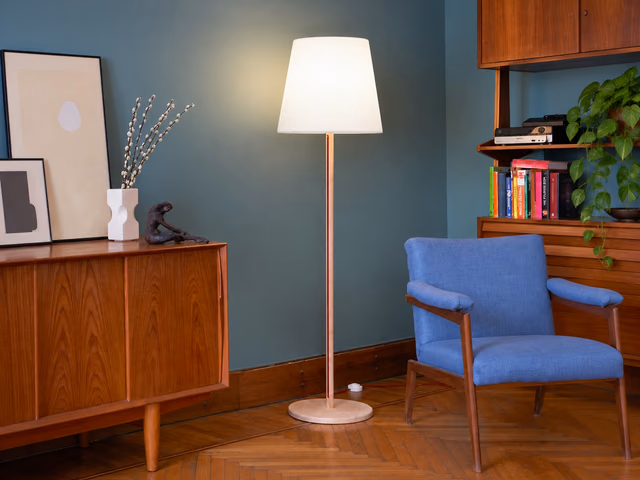 Ali Baba Wood Floor Lamp by Slide