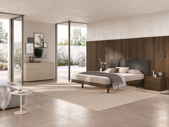 Dhara Upholstered Bed by Tomasella