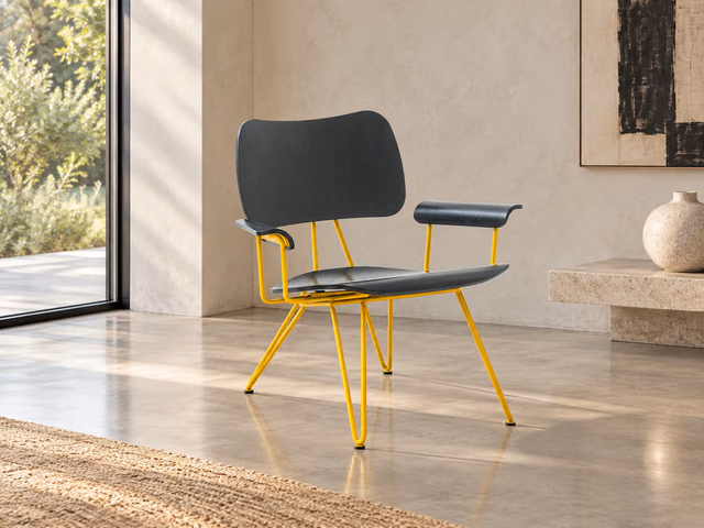 Overdyed Lounge Chair by Moroso