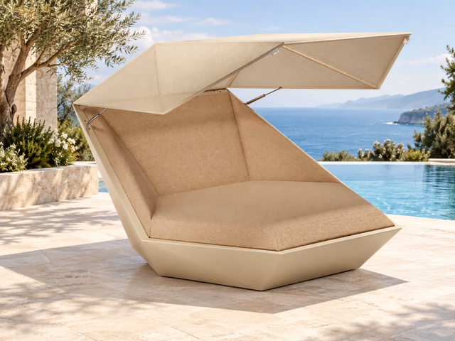 Faz Daybed With Hinged Canopy by Vondom