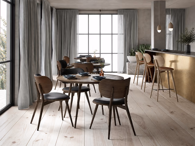 The Dining Chair — Black Stained Beech by Mater