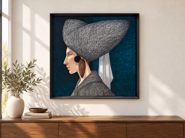 Biancalancia Lithograph by Natuzzi Italia
