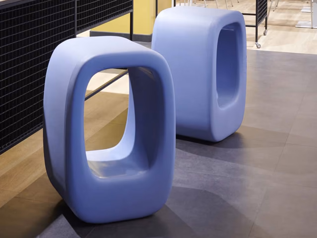 Lazy Bones Stool by Slide