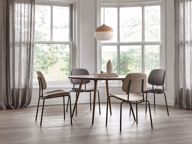 Compound Dining Chair — Wood Waste Grey by Mater