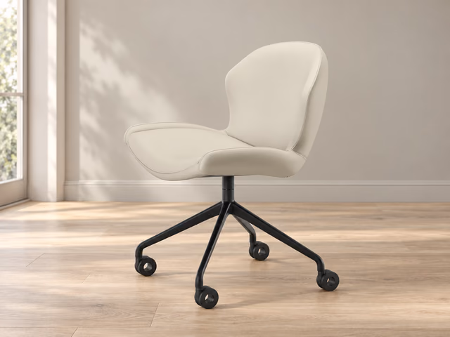 Rachel Wheels Swivel Chair by Cattelan Italia