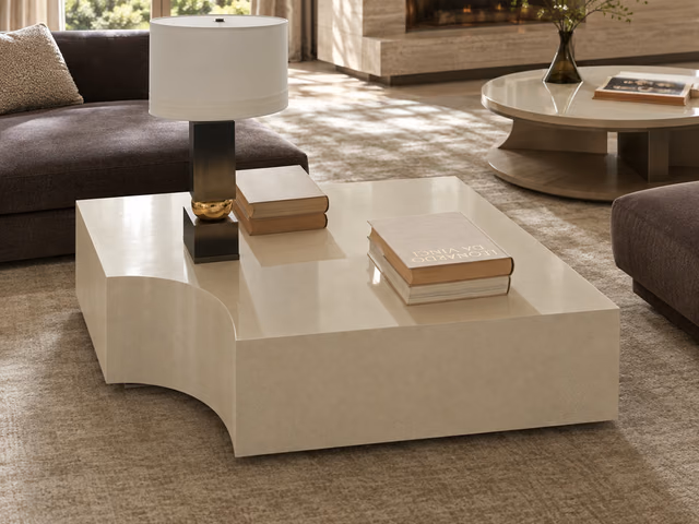 Buttoned Up Side Table by Caracole