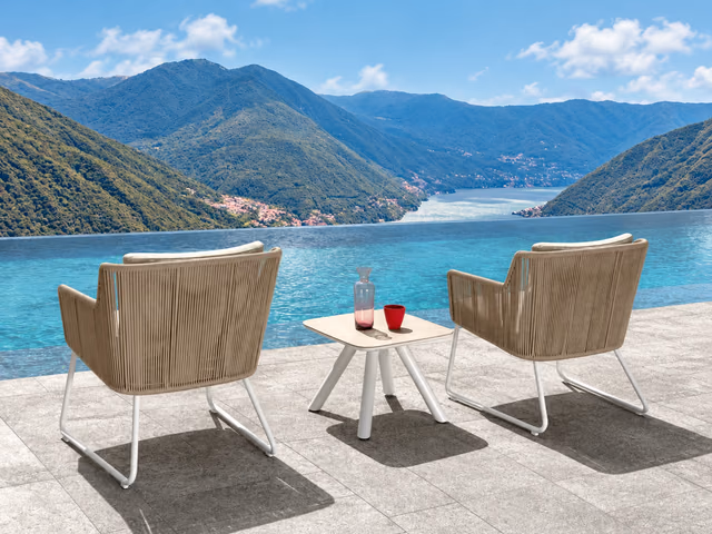 Coral Rope Lounge Armchair by Talenti
