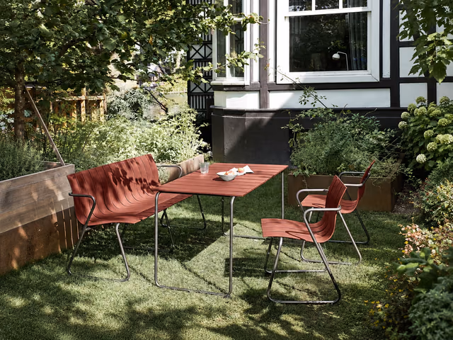 Ocean Table — Burnt Red, 4 Pers. by Mater
