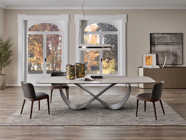 Butterfly Keramik Dining Table by Cattelan Italia