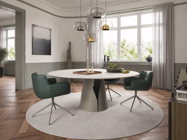 Giano Argile Dining Table by Cattelan Italia