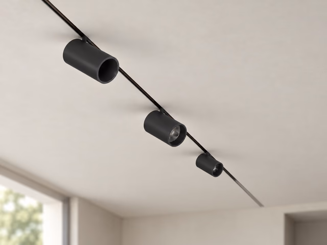 The Micro Running Magnet Recessed Track by Flos