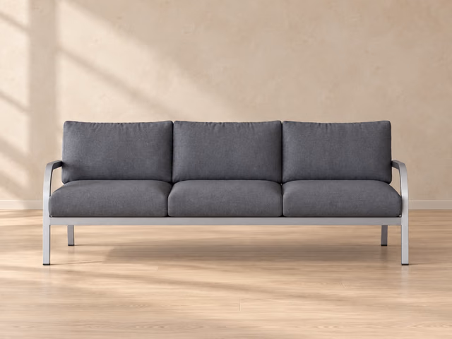 Navy Lounge 3-Seat Sofa by Emeco