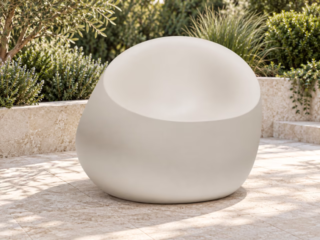 Stone Lounge Chair by Vondom