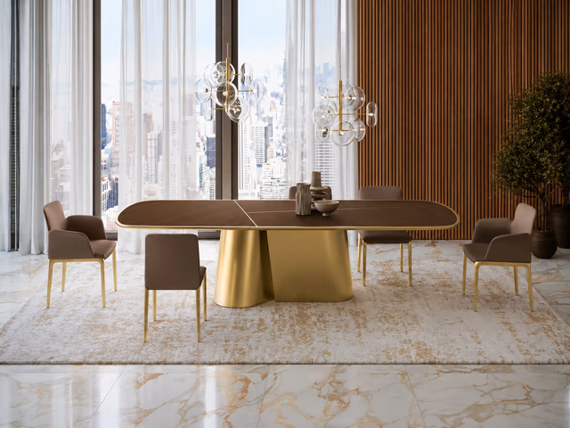 Top Elite Dining Table by Bontempi