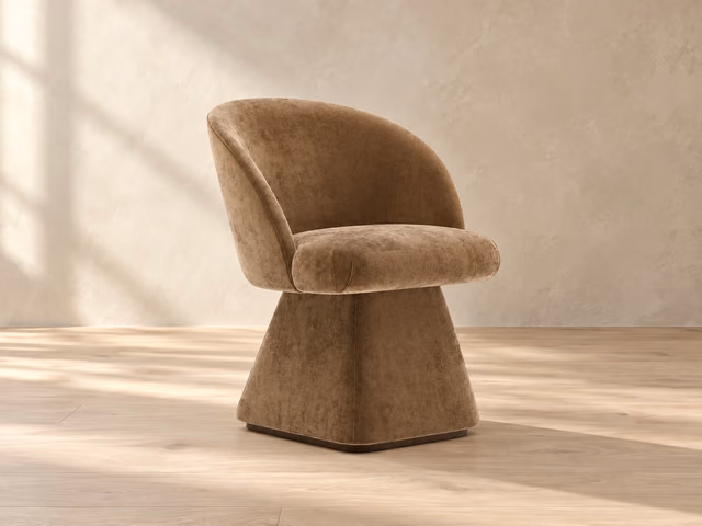 Vuelta Upholstered Dining Chair - Camel by Caracole