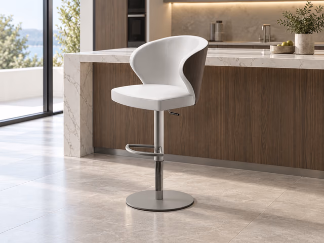 Doris P W Stool by Peressini Casa