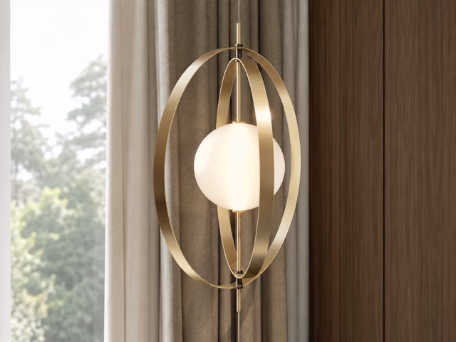 Papillon Ceiling-to-Floor Lamp by Bontempi
