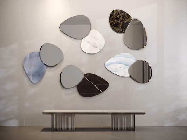 Seventy Vetromarmo Wall Panel by Reflex