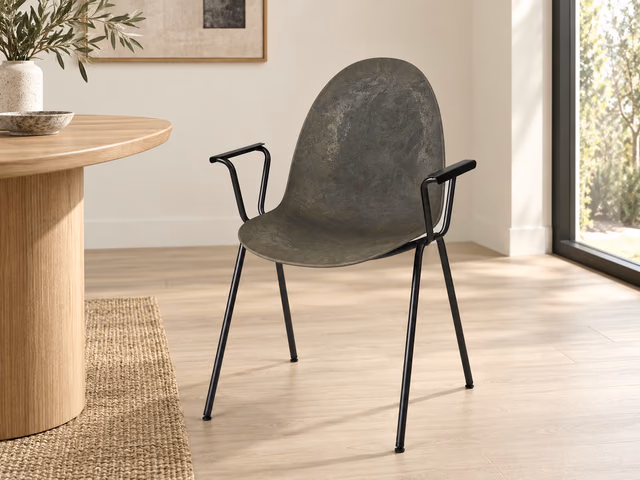 Eternity Armchair — Coffee Waste Dark by Mater
