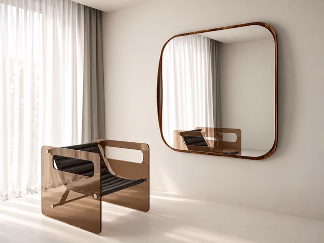 Mydear Wall Mirror by Tonelli