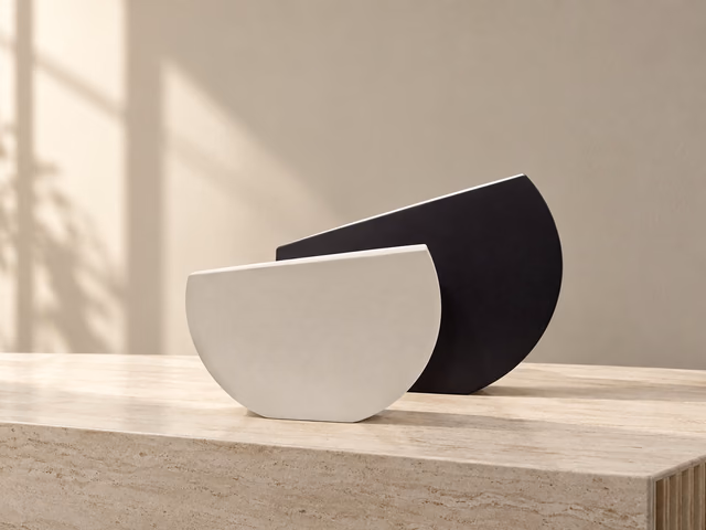 Vaso Mezza Luna Media Vase by Kose