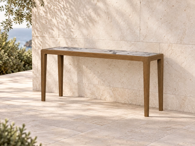 Cruise//Teak 160 × 40 Console Table by Talenti
