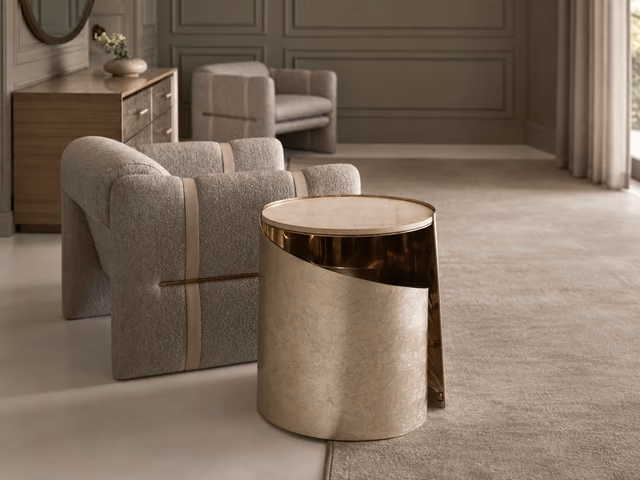 Nautilus Side Table by Caracole