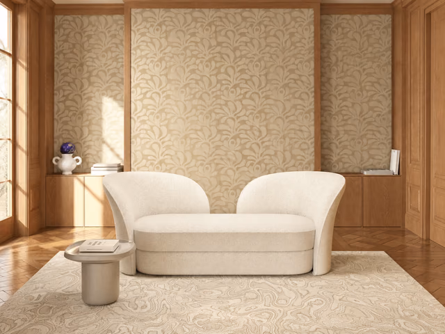 Woodblock Beetle Fern Wallcovering by Moooi