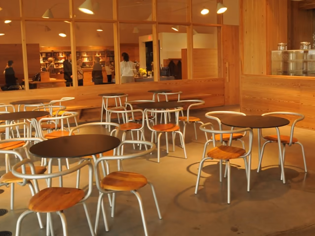 Parrish Café Table, Round by Emeco
