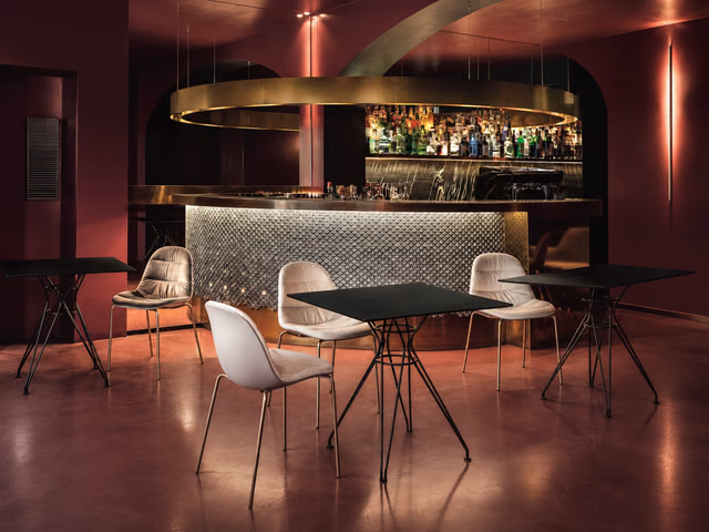 Vincent Low Table Base by Bontempi