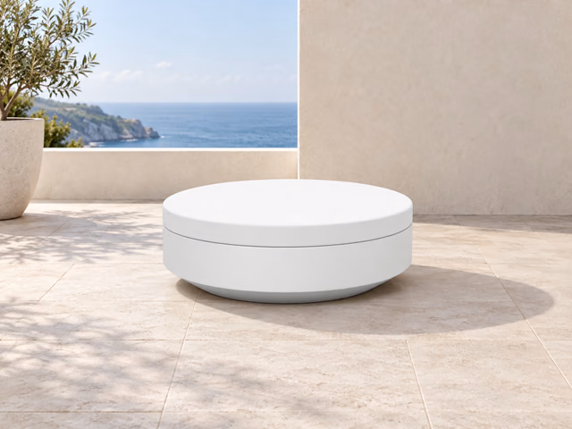 Vela Round Ottoman by Vondom