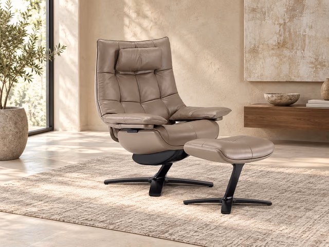 Re-Vive Quilted Recliner by Natuzzi Italia
