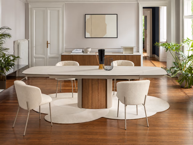 Yoroi Extendable Dining Table CS4150-S-200 by Calligaris