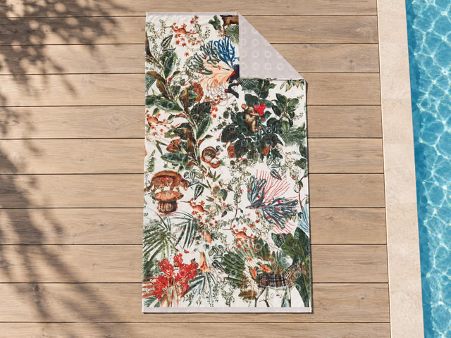 Menagerie of Extinct Animals Beach Towel by Moooi
