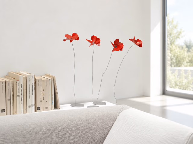 Papavero Delicato Decorative Object by Opinion Ciatti