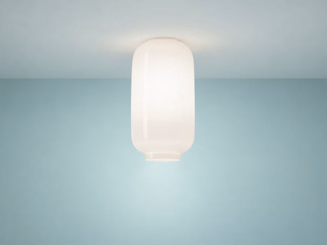 Chouchin 2 Bianco Ceiling Lamp by Foscarini
