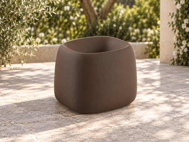 Organic Cuadrada Planter by Vondom