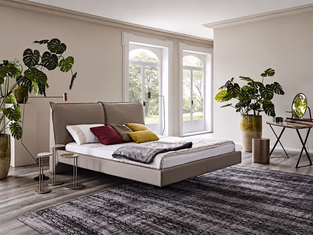 Lukas Upholstered Bed by Cattelan Italia