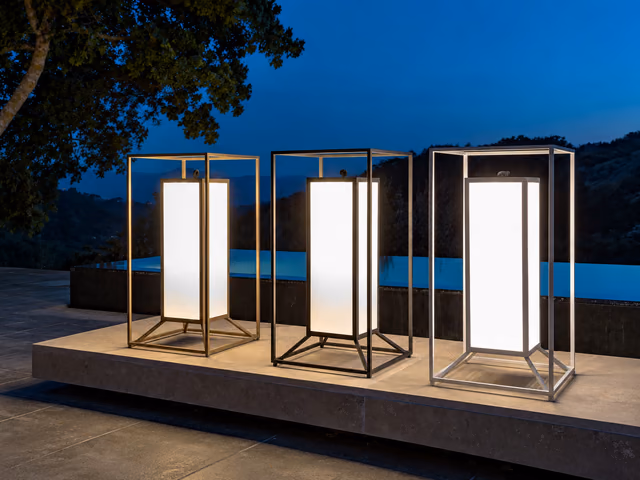 CleoSoft//Alu Lantern H120 Lamp by Talenti