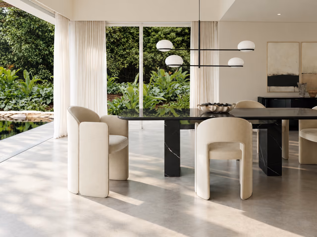 Overlap Arm Dining Chair by Caracole