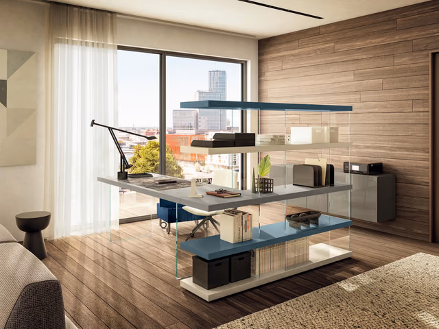 Air Study Bookshelf by Lago