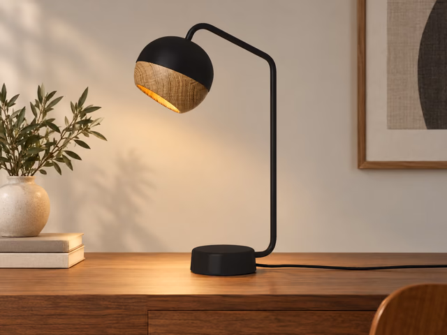 Ray Table Lamp — Black by Mater
