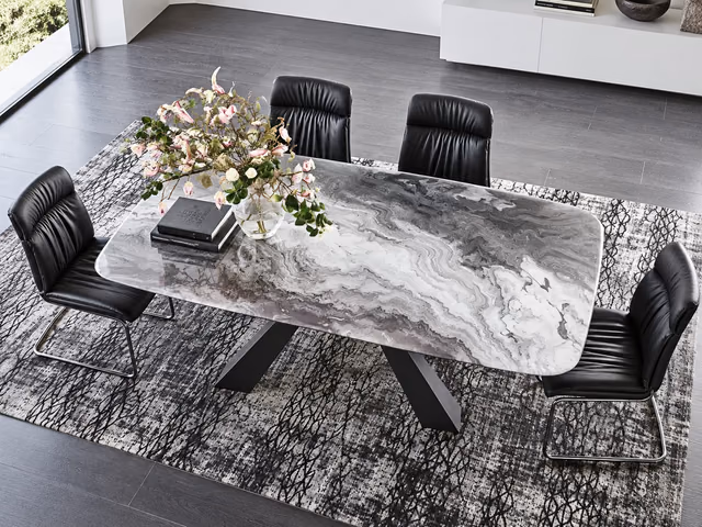 Eliot Crystalart Dining Table by Cattelan Italia