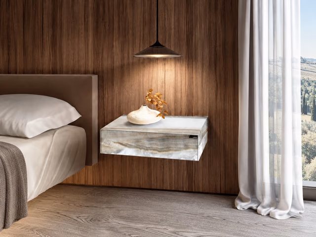 Materia Bedside Tables by Lago