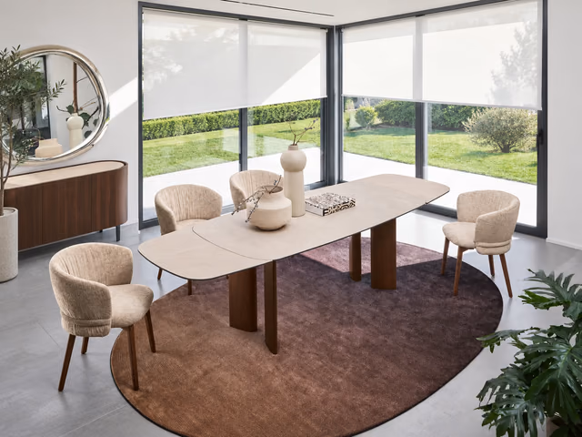 Sandy Extendable Dining Table CS4156-SG-165 by Calligaris